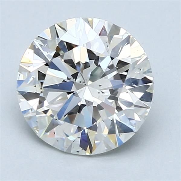 2.01ct J SI1 Rare Carat Ideal Cut Round Diamond