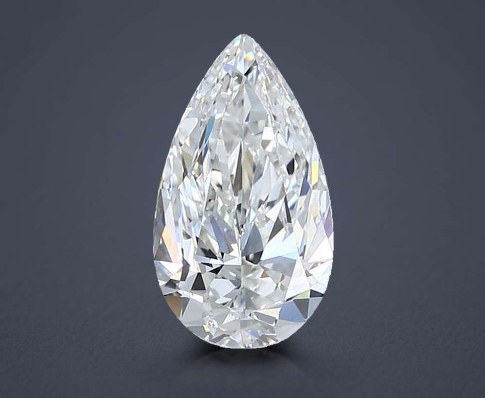 2.01 Carat Pear Natural Diamond