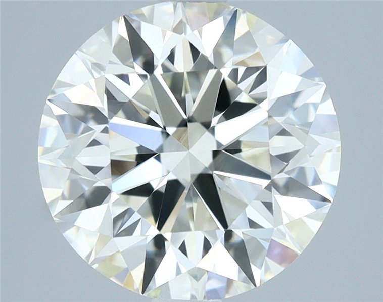 3.01ct K VVS2 Excellent Cut Round Diamond