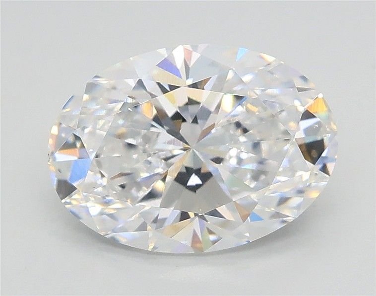 2.01ct D VS1 Rare Carat Ideal Cut Oval Lab Grown Diamond