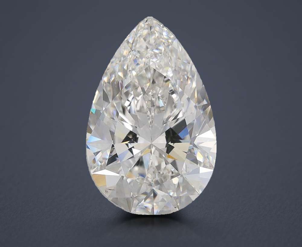 4.65 Carat Pear Lab Diamond
