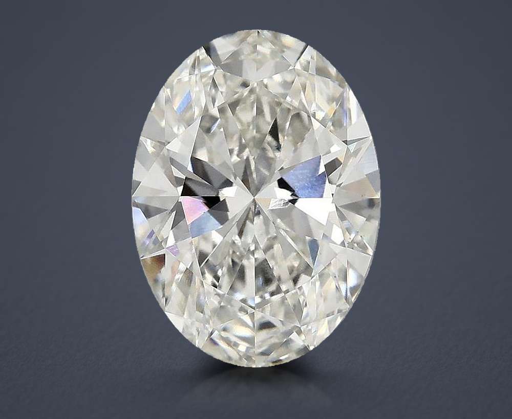 3.78 Carat Oval Lab Diamond