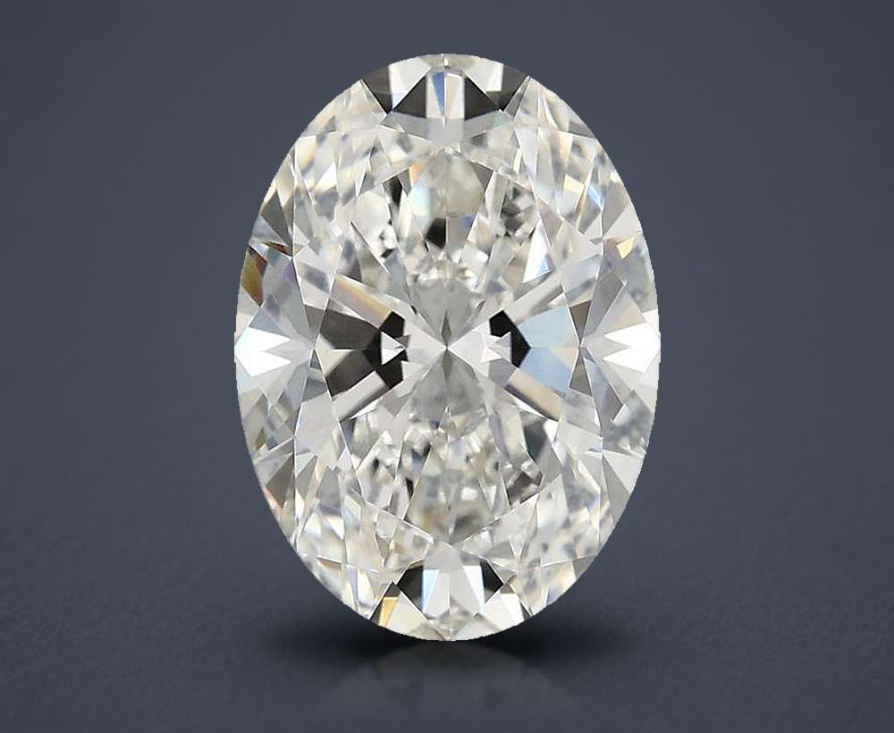 3.77 Carat Oval Lab Diamond