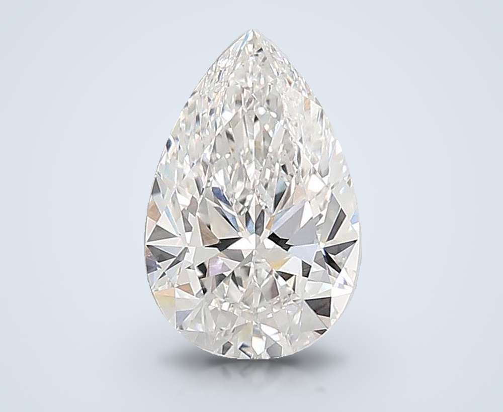 6.06 Carat Pear Lab Diamond