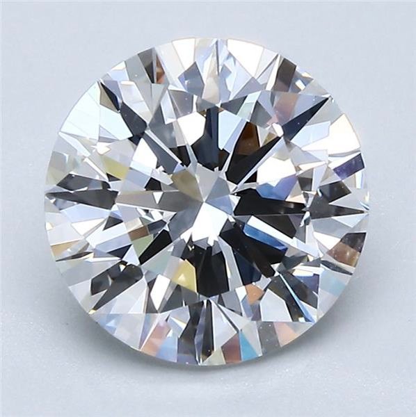 2.76ct E VS1 Rare Carat Ideal Cut Round Diamond