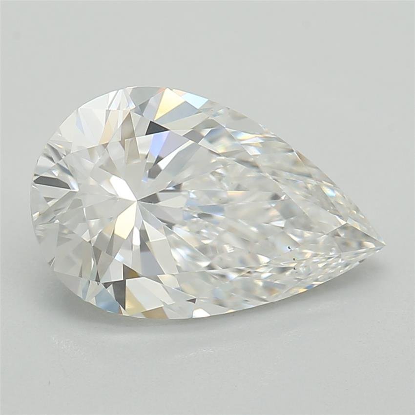 1.24ct E VS1 Rare Carat Ideal Cut Pear Lab Grown Diamond