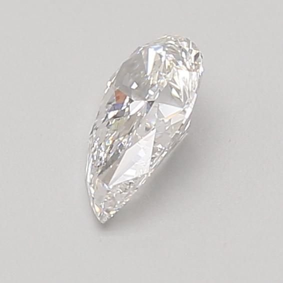 0.68ct E VS2 Rare Carat Ideal Cut Pear Lab Grown Diamond