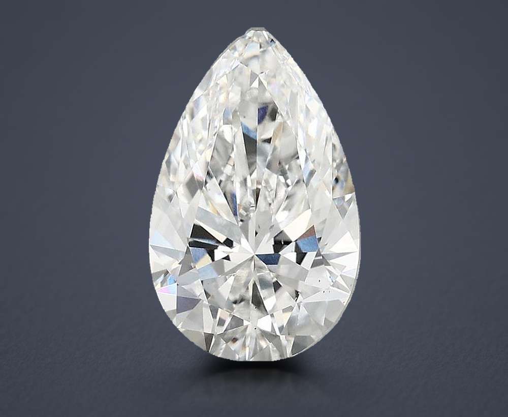 2.63 Carat Pear Lab Diamond