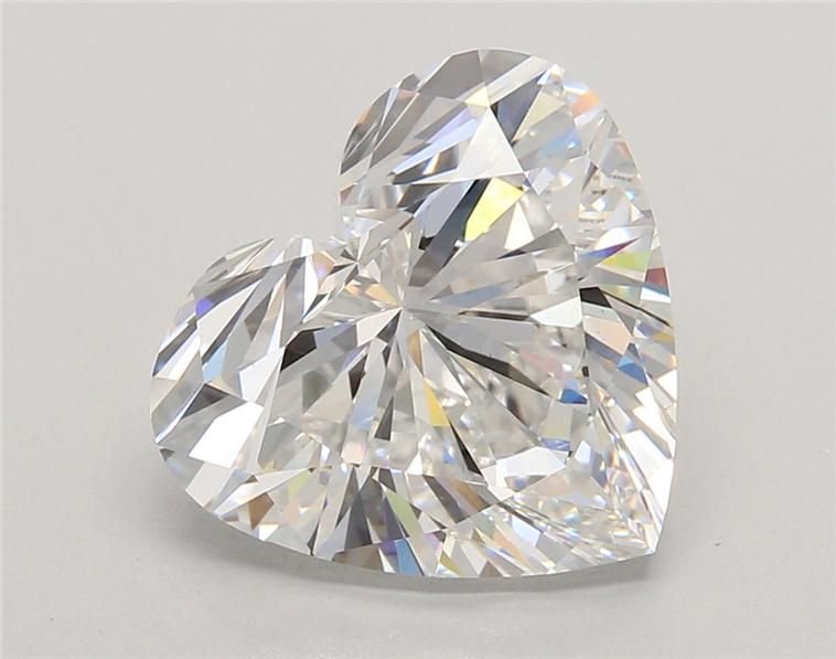 5.10ct E VS1 Rare Carat Ideal Cut Heart Lab Grown Diamond