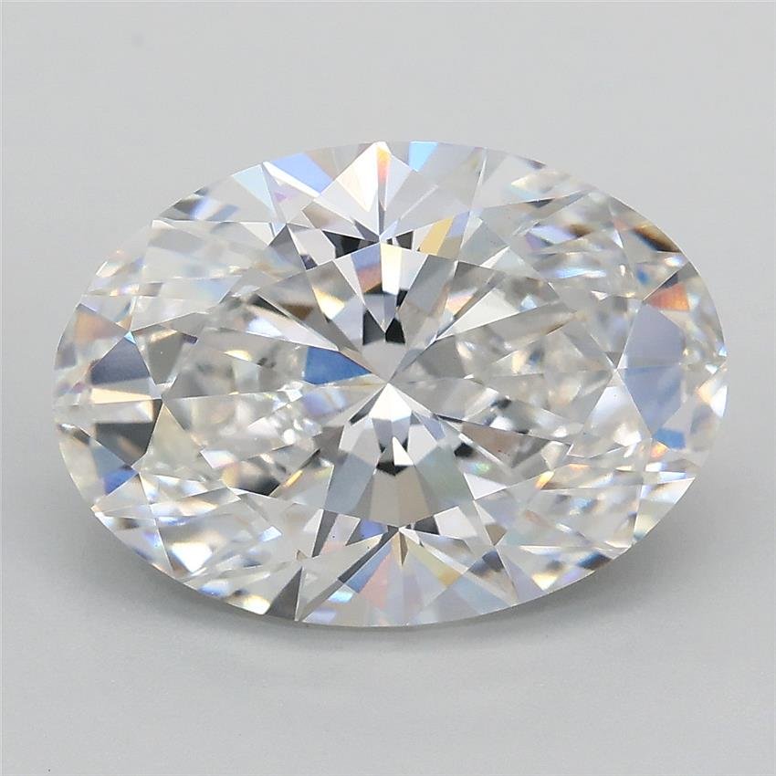4.01ct E VS1 Rare Carat Ideal Cut Oval Lab Grown Diamond