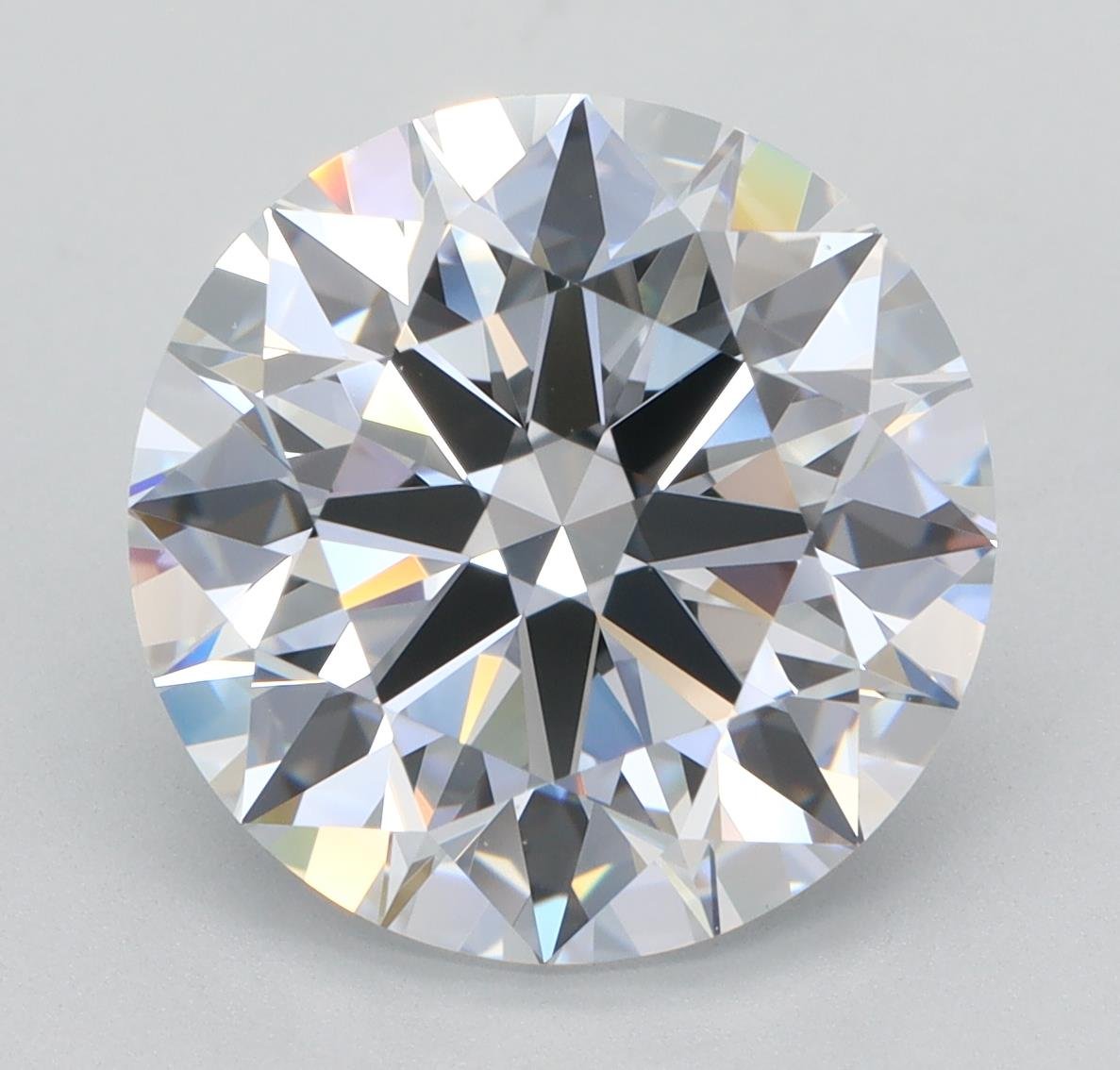 4.68ct D VS2 Rare Carat Ideal Cut Round Lab Grown Diamond