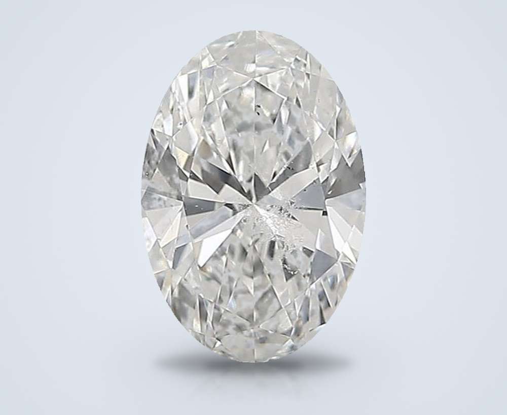 0.74 Carat Oval Lab Diamond