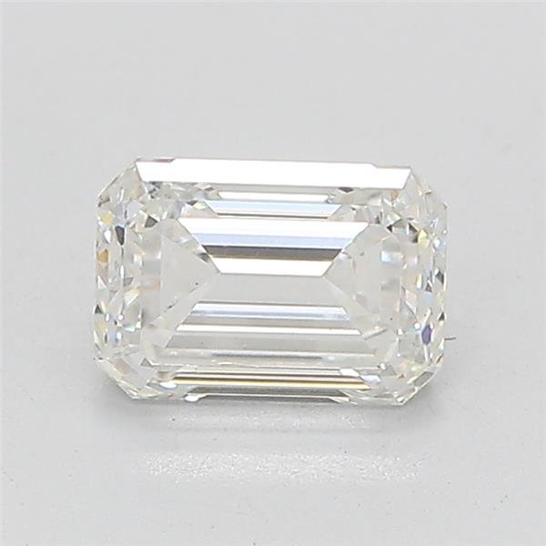 1.05ct F SI1 Rare Carat Ideal Cut Emerald Lab Grown Diamond