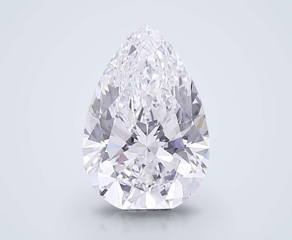 3.96 Carat Pear Lab Diamond