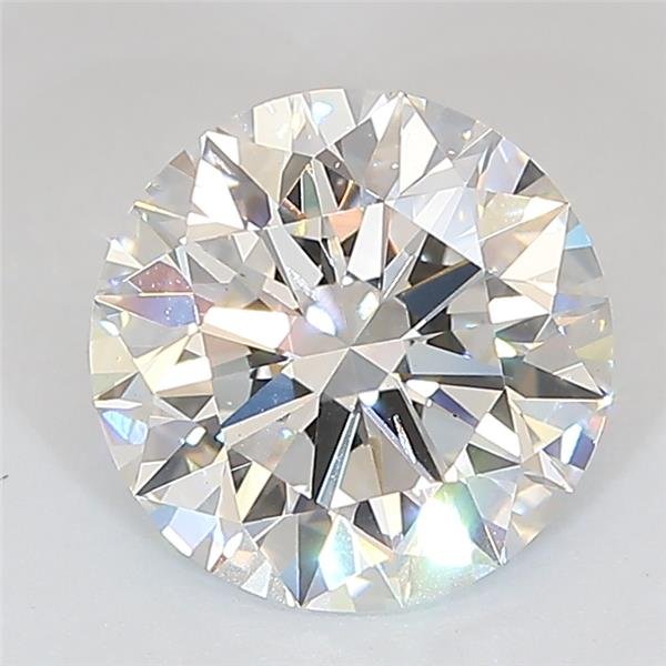 2.32ct F SI1 Rare Carat Ideal Cut Round Lab Grown Diamond