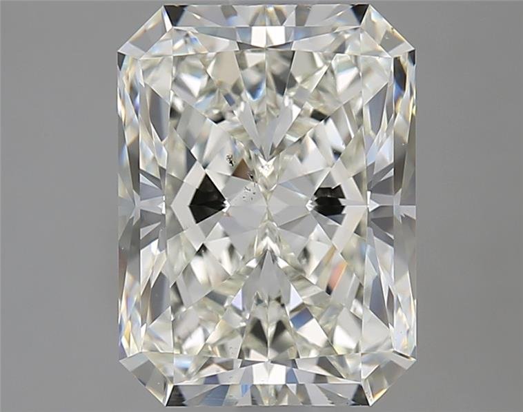 3.03ct J SI1 Rare Carat Ideal Cut Radiant Diamond