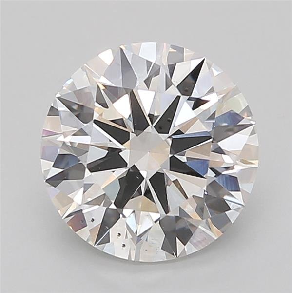 3.00ct F VS2 Rare Carat Ideal Cut Round Lab Grown Diamond