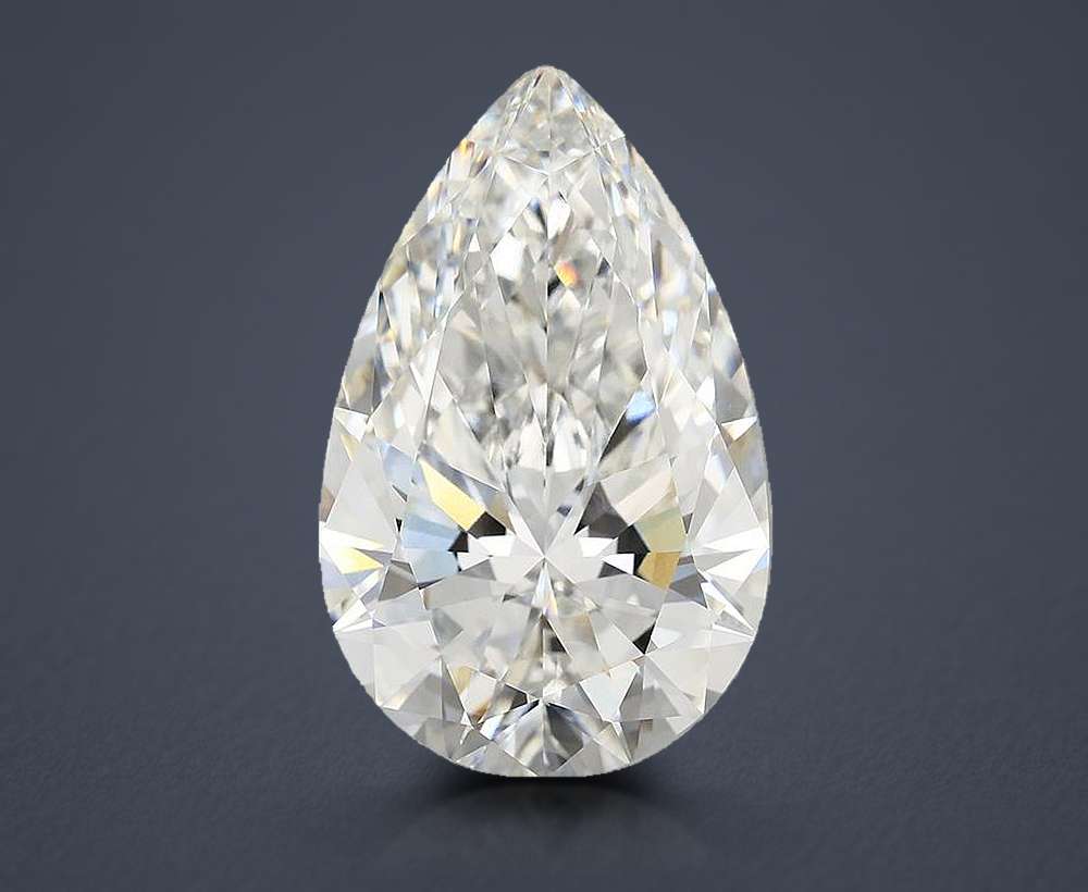 11.86 Carat Pear Lab Diamond