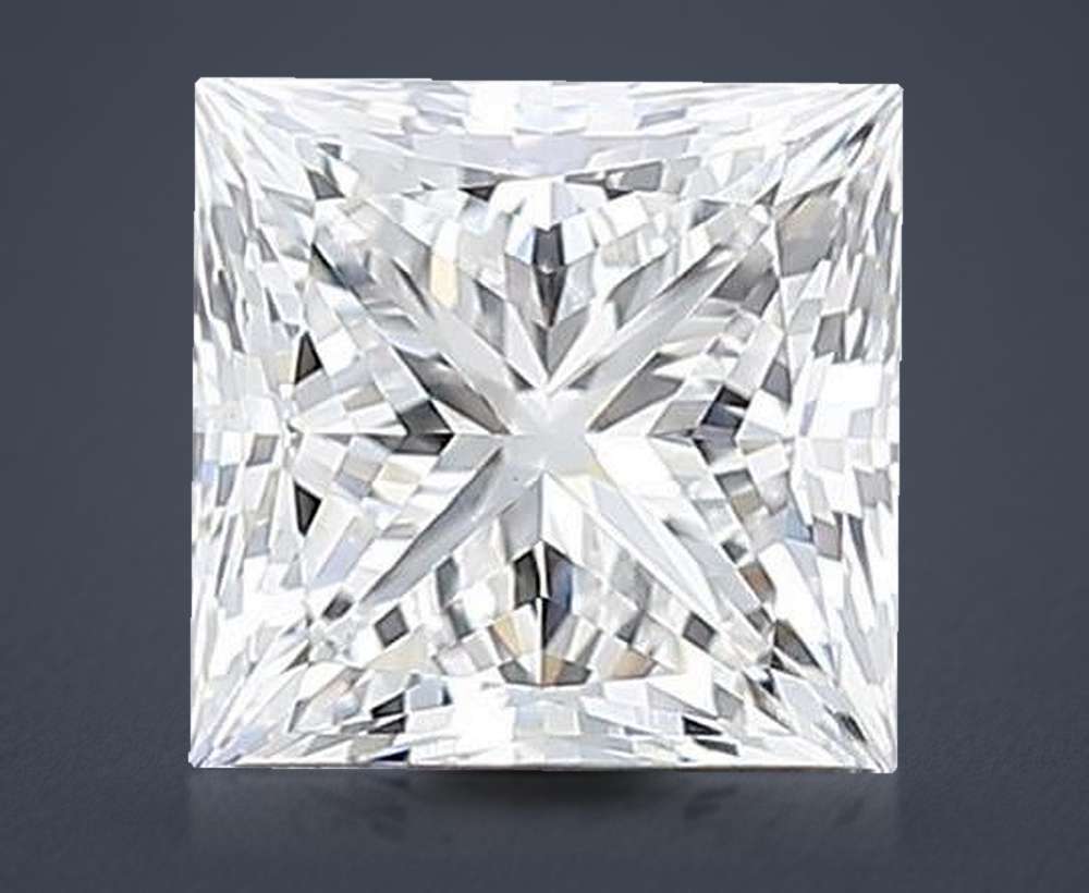 1.55 Carat Princess Lab Diamond