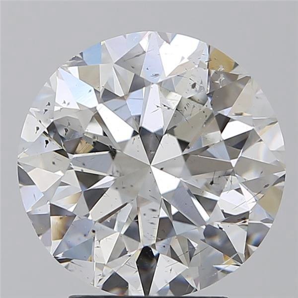 4.01ct F SI2 Very Good Cut Round Diamond