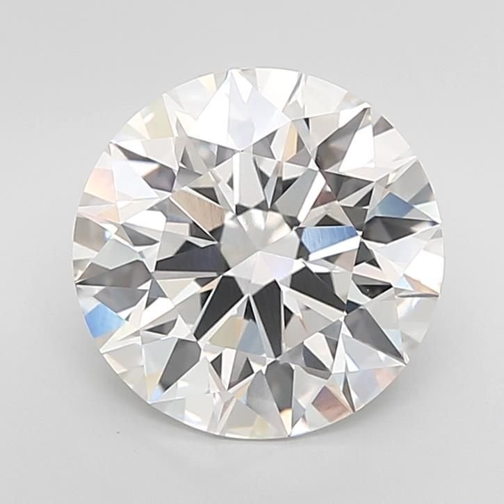 5.04ct F VVS2 Rare Carat Ideal Cut Round Lab Grown Diamond