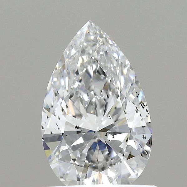 0.71ct E SI1 Rare Carat Ideal Cut Pear Lab Grown Diamond