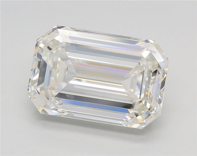 3.86ct G VS1 Rare Carat Ideal Cut Emerald Lab Grown Diamond