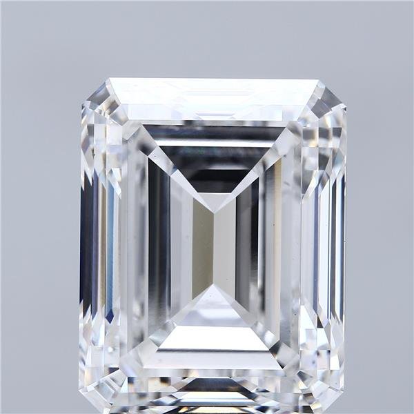 30.35ct F VS1 Excellent Cut Emerald Lab Grown Diamond