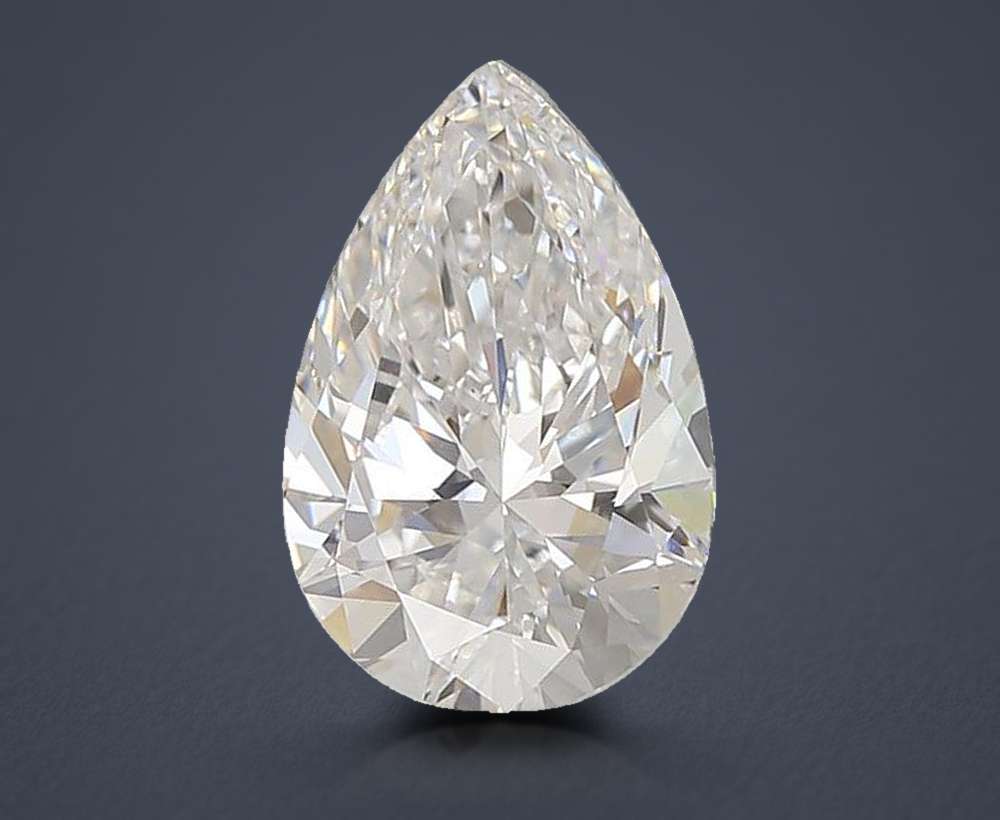 3.00 Carat Pear Lab Diamond