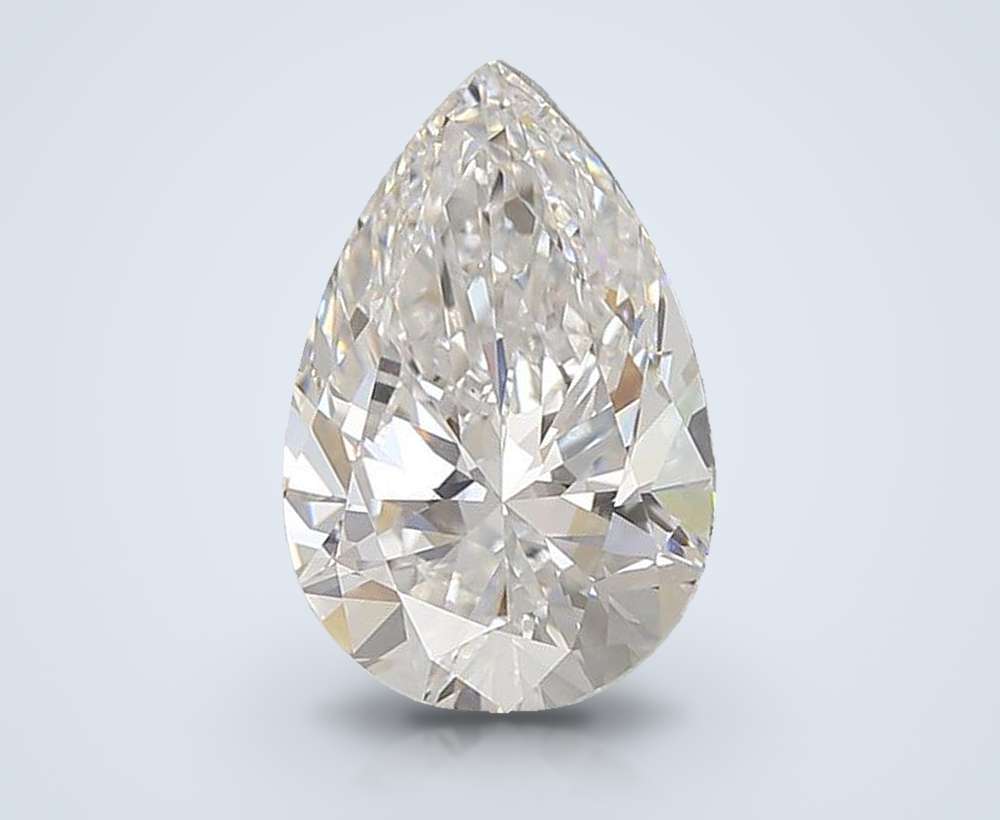 3.00 Carat Pear Lab Diamond