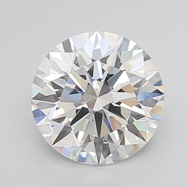 3.10ct D VVS2 Rare Carat Ideal Cut Round Lab Grown Diamond