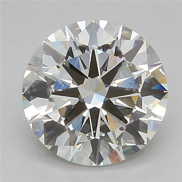 2.61ct I VS1 Excellent Cut Round Lab Grown Diamond