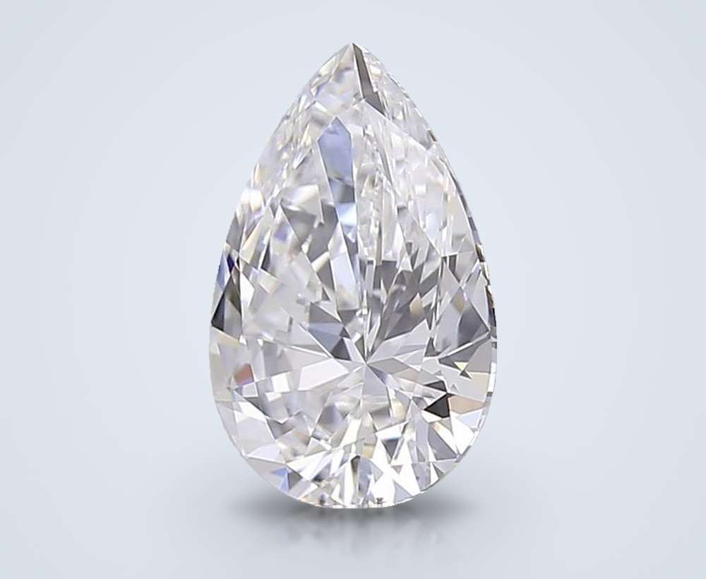 1.00 Carat Pear Lab Diamond