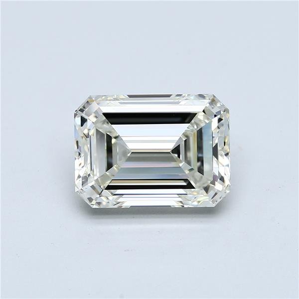 5.01ct K VS2 Rare Carat Ideal Cut Emerald Diamond