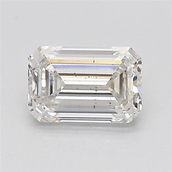 1.04ct F SI1 Rare Carat Ideal Cut Emerald Lab Grown Diamond