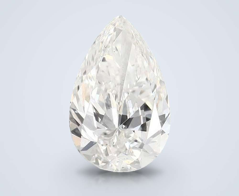 2.50 Carat Pear Natural Diamond