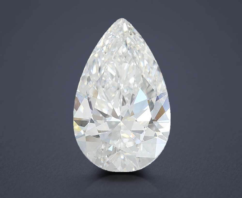 1.50 Carat Pear Lab Diamond