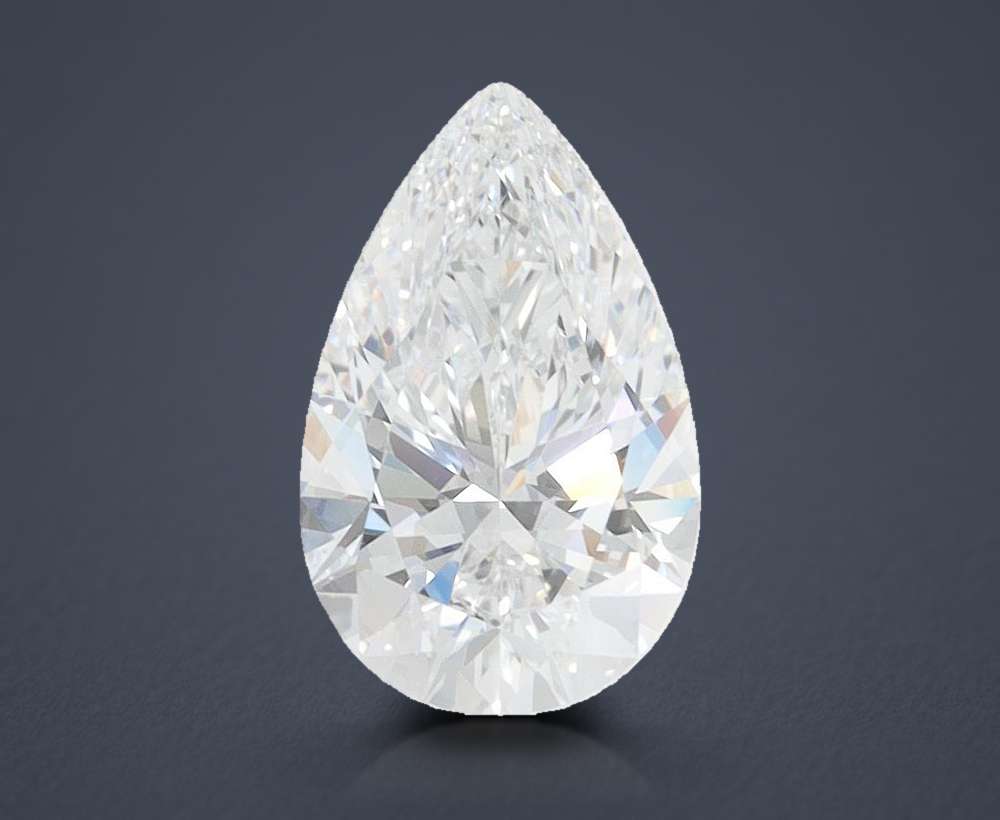 1.50 Carat Pear Lab Diamond