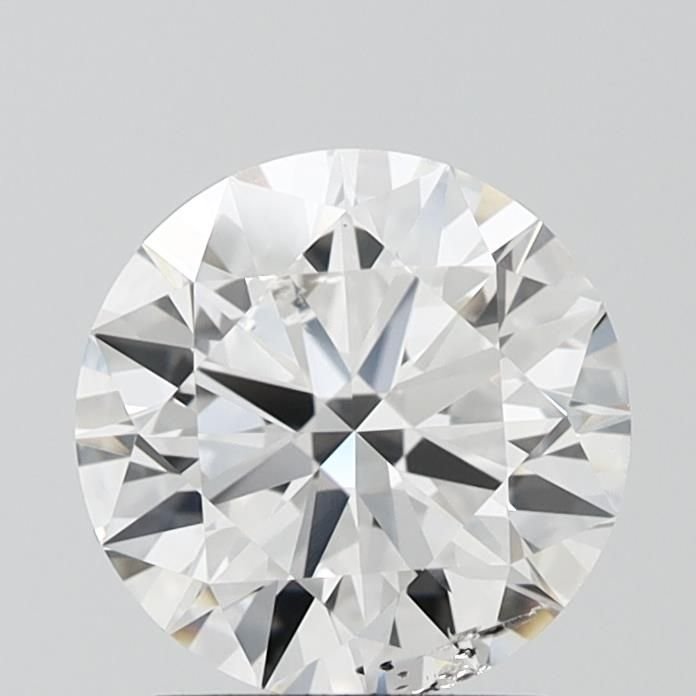 2.02ct E SI1 Rare Carat Ideal Cut Round Lab Grown Diamond