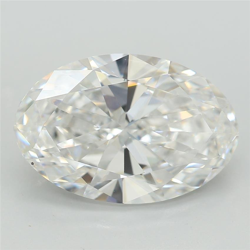3.01ct D VS1 Rare Carat Ideal Cut Oval Lab Grown Diamond