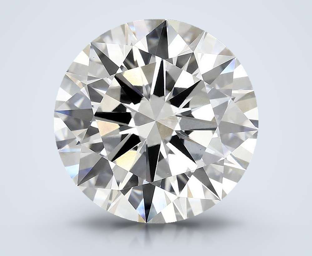 6.86 Carat Round Lab Diamond