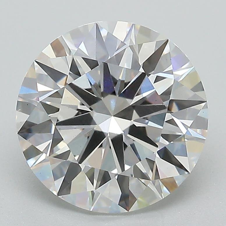 3.03ct F VS1 Rare Carat Ideal Cut Round Lab Grown Diamond