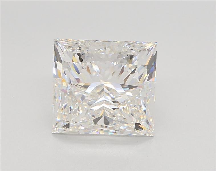 5.02ct G VVS2 Rare Carat Ideal Cut Princess Lab Grown Diamond