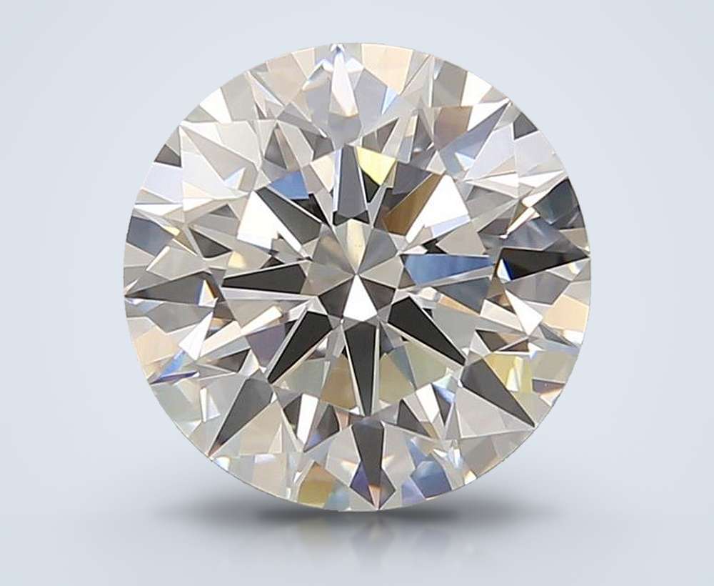 4.08 Carat Round Lab Diamond