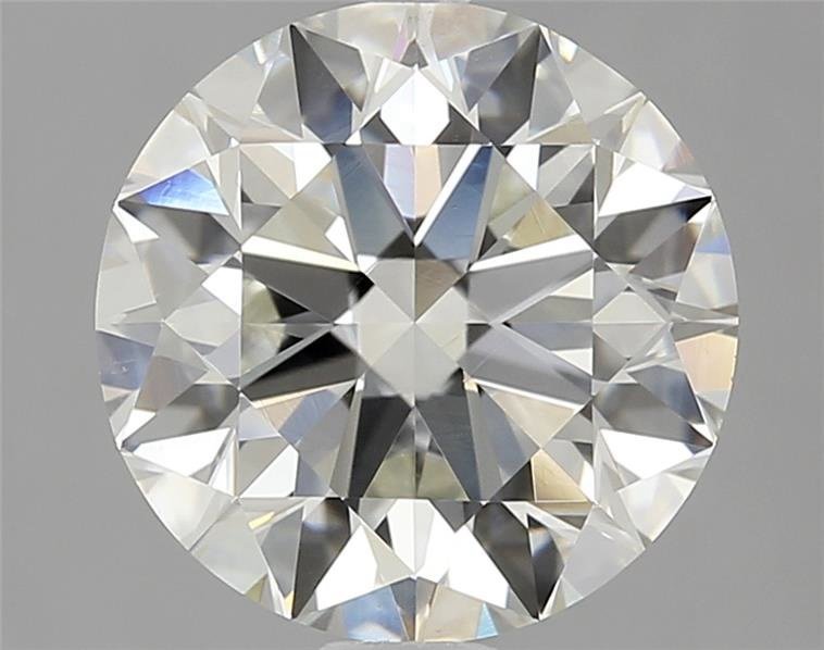 3.01ct J VS2 Rare Carat Ideal Cut Round Diamond