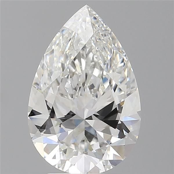3.50 Carat Pear Lab Diamond