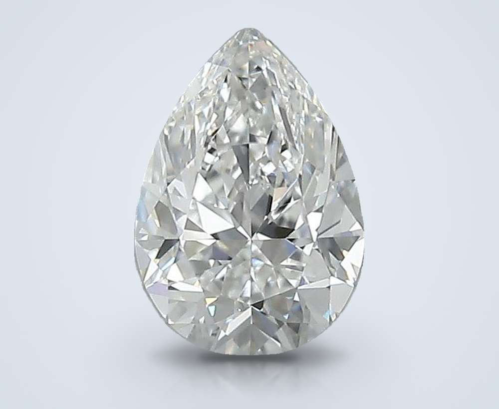 0.50 Carat Pear Natural Diamond