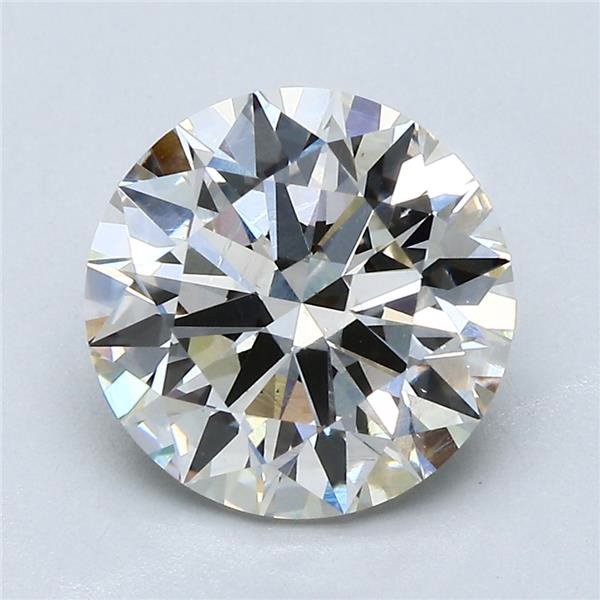 3.51ct K VS2 Rare Carat Ideal Cut Round Diamond