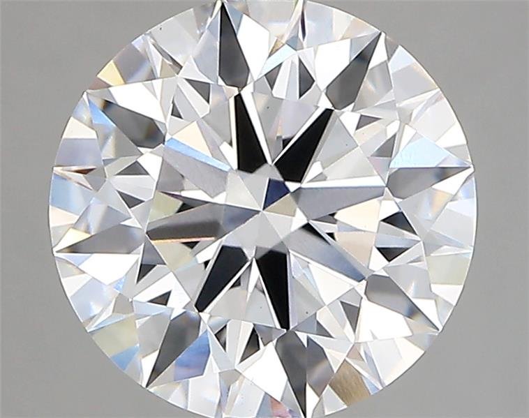 3.43ct D VS1 Rare Carat Ideal Cut Round Lab Grown Diamond