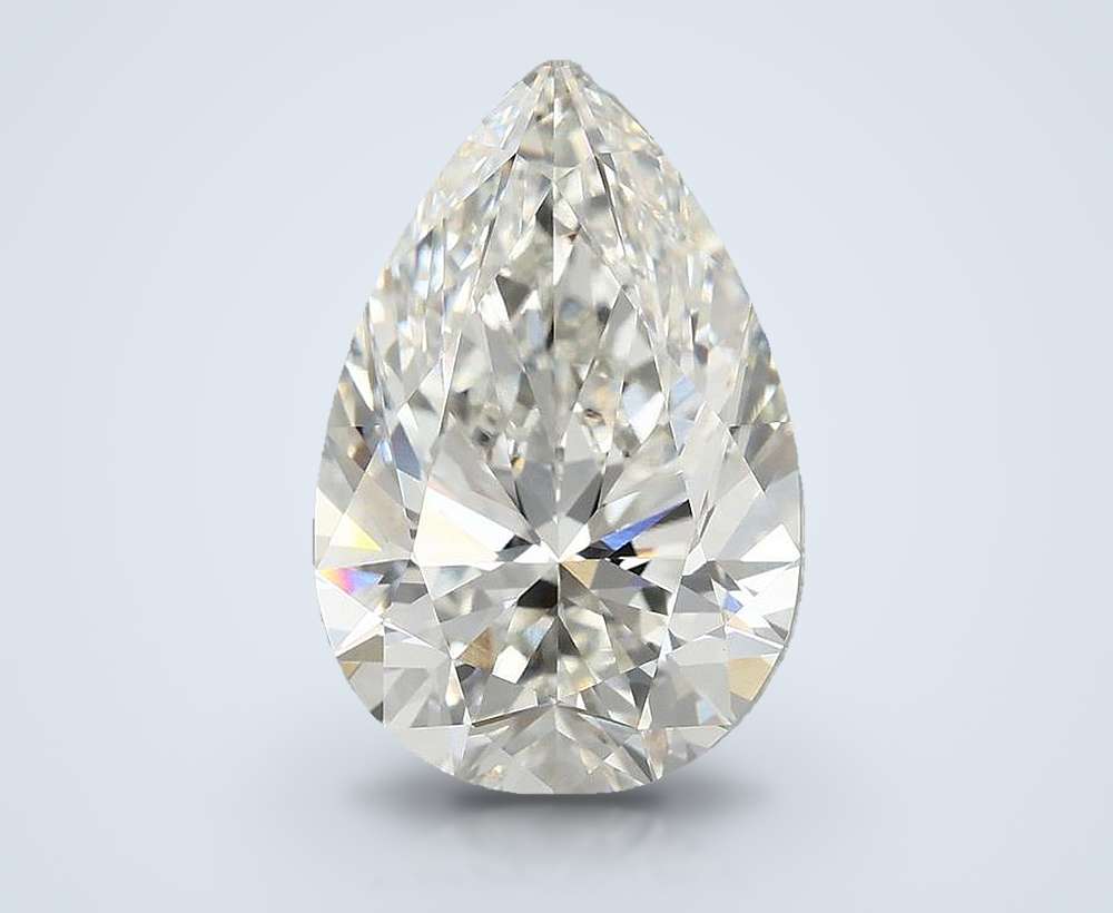 5.86 Carat Pear Lab Diamond